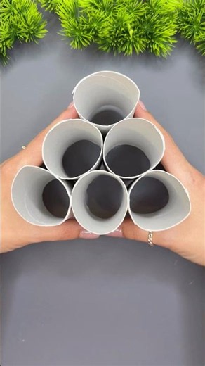 Easy DIY Decor Using Paper Rolls | Fun Recycling Craft Idea! #easydecor #diy #asmr