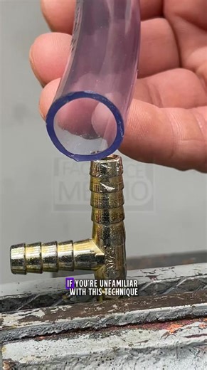 The crazy technique that shrinks a thick hose Perfect fit without gaps. #USA #DIY #Plumbing | DIY BUGS