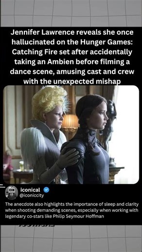 Jennifer Lawrence reveals she once hallucinated on the Hunger Games: Catching Fire set after