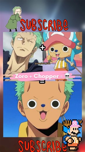 Zoro vs Chopper #onepiece #anime #zoro