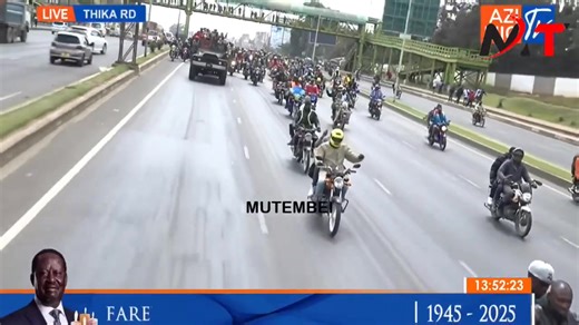 MILLIONs OF KENYANs RUNNING TO KASARANI STADIUM TO VIEW THE BODY OF THE LATE RAILA ODINGA!! | Mutembei TV
