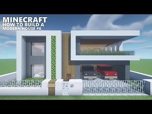 【マインクラフト】モダンハウスの作り方 #6 [Minecraft] How to build a Modern house #6