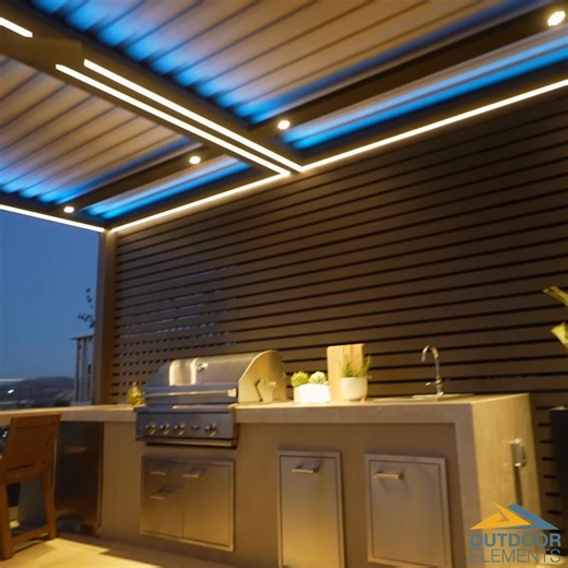 Escape the SoCal sun or cozy up on cool evenings with our luxury custom pergolas. Enjoy automated screens, custom lighting, and a stylish outdoor space designed for year-round comfort. ➡️ Contact us today to get started! | Outdoor Elements USA | Facebook