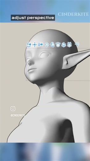 How to use ClipStudio's head models for difficult angles!