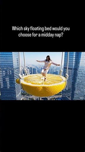 AI ASMR | Which Sky Floating Bed Would You Choose For A Midday Nap? | #kozmikpanspermik