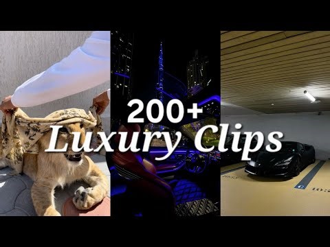 Free 4K Luxury Lifestyle Clips/Videos For Edits || No Copyright