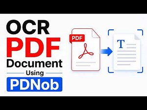 How to OCR PDF Document Files Using Tenorshare's PDNob