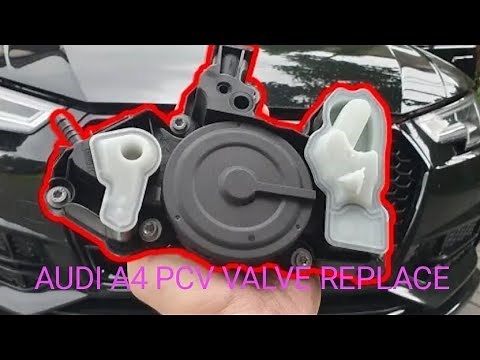 AUDI A4 Oil separator / PCV valve replacement