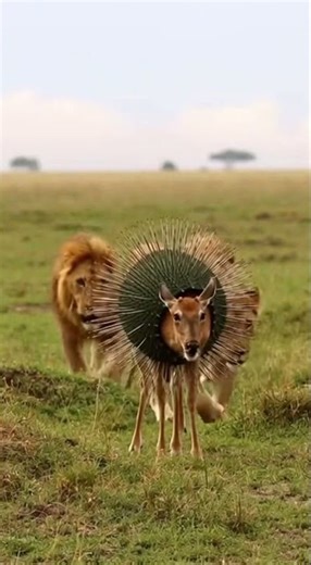 A Deer Covered in Cactus Spines — Lions Back Off #deer #lion