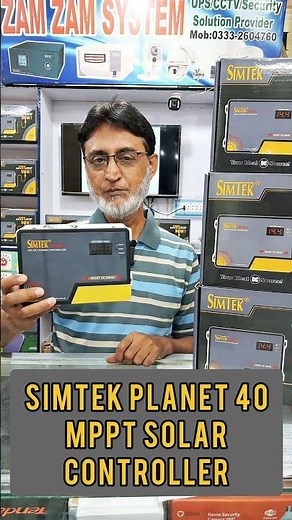 Simtek Planet 40 Mini MPPT Solar Charge Controller 40A ECO Series