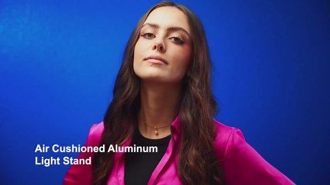 NEEWER 13ft/4m Air Cushioned Light Stand, Heavy Duty All Metal Photography Tripod Stand with 1/4” to 3/8” Reversible Spigot, 3 Way Mounting Interface & Metal Locking Knobs, Max Load 6.5lb/3kg