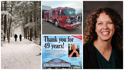 Old Mission News & Photos: Old Mission Tavern, Declutter Those Books, WOMP Lawsuit Meeting & More - Old Mission Gazette