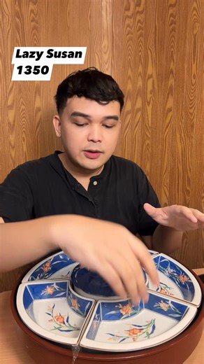 Floral Blue and white Japanese Rotating Dish or Lazy Susan #JapanSurplus | SuperSan and More