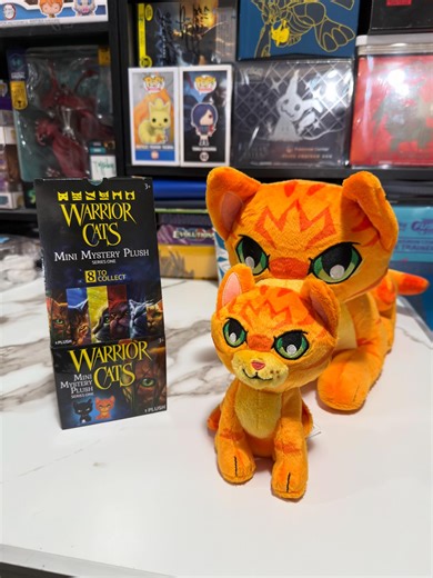 Scott Fugleberg on Instagram: "These are mystery plushies from a book I used to read as a teen called Warrior cats by @erinhunterbooks I was forced to go by my wife, and luckily we did! I got both Firestars from my mystery plushies! I lowkey might read them all over again! @erinhunterbooks Ilove the merch. I can’t wait to see more, and thanks to my wife for letting me geek out and getting them for me! . . . . . . . . . . . . #books #erinhunter #warriorcats"