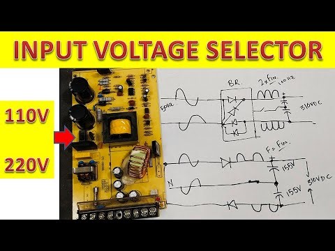 {894} 110V / 220V input voltage selection switch circuit in SMPS