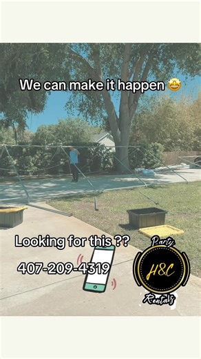 Have an upcoming event? Let us help you make it extra special! Tables Chairs Arch Linens Tents ( High peak tents & pop up tents) Lighting Outdoor heaters Bounce house And so much more! Send us a message today to book your next event!! 🎉🎉🫶