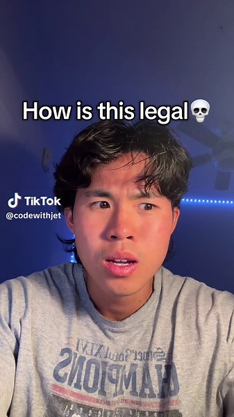 How is this legal?! #appdevelopment #vibecoding #computerscience #ai #collegehacks