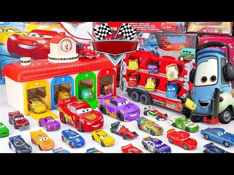 Disney Pixar cars toys Unboxing Review | Tayo the Little Bus | Disney Pixar cars Go Truck Race Track