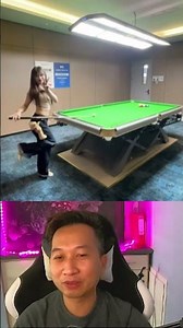 Nữ cơ thủ trình diễn cú đánh siêu mượt #duet #snooker #pool #9ballpool #billiard #bia #funny