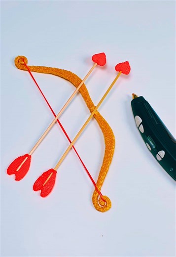 Craft Adorable Valentine’s Day Bow and Arrows