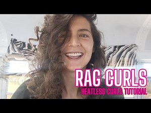 Rag Curls Tutorial - Easy Heatless Curls