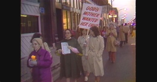 CBS Chicago Vault: Protesters turn out for screening of Godard's "Hail Mary"