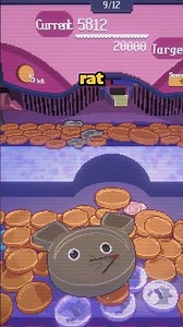 Who Expected Massive Rat Coins?! 💰🐀 | RACCOIN: Coin Pusher Roguelike #roguelike #arcadegame