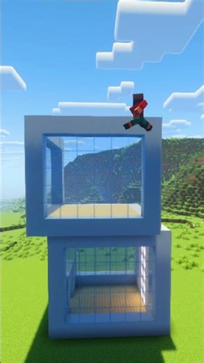 Minecraft Cubical House 🏠 Modern Build! #minecraft #minecraftbuild #minecraftguide