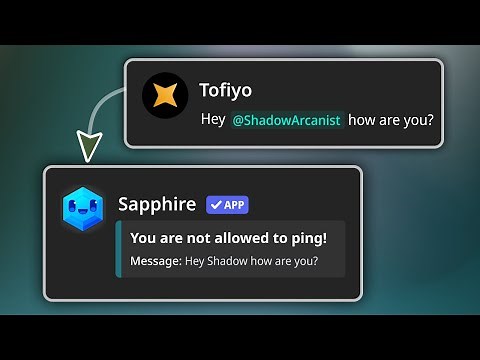 Block mentions and ping on discord using Sapphire ...