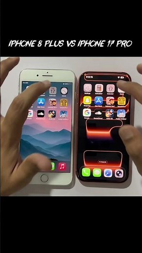 IPHONE 17 PRO vs IPHONE 8 PLUS - Insane SPEED TEST ⚡️#shorts