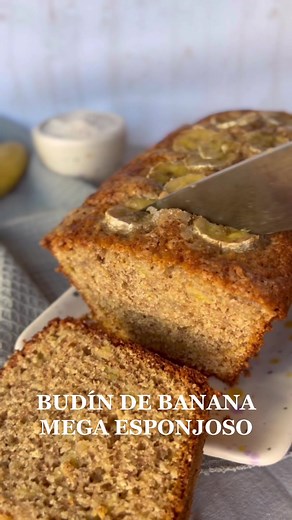 Delicioso Budín de Banana Mega Esponjoso