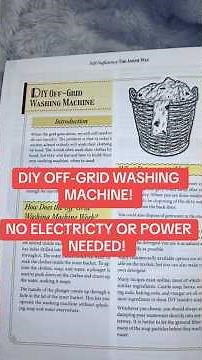 HOW TO MAKE YOUR OWN WASHING MACHINE THE AMISH WAY