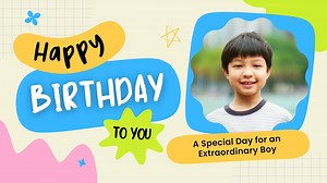 Birthday Slideshow Video | Custom Digital Photo Montage | Personalized Birthday Gift for Kids, Teens & Adults - Etsy