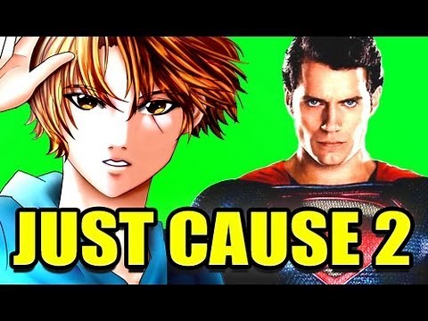 Just Cause 2 MAN OF STEEL Superman Mod!