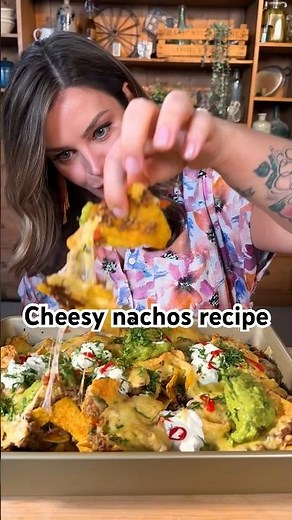 Dit zijn mijn nacho’s met kaas! Het ultieme cheesy nacho recept. 🧀#food #recipe #cheese