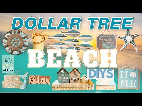 🐋 10 SHORE LIVING DIYS! *BEST of Crafty Beach* Dollar Tree Coastal 2023 Summer Hacks