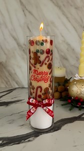 Christmas candle decoration 🎄🕯️ | Pixel Pop