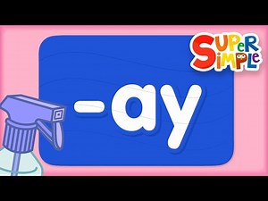 Word Family "ay" | Turn & Learn ABCs | Super Simple ABCs - Videos For Kids