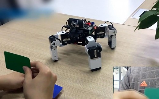 做了一款树莓派开源四足机器人，带有智能视觉，看狗看腻了的话来看看它