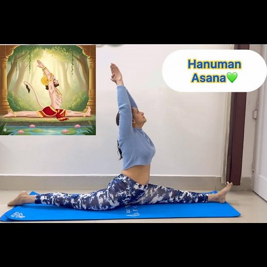 Garud Asana | Hanuman Asana | Devi Asana 🧘‍♀️ Yoga Flow #Shorts🌸🧘‍♀️