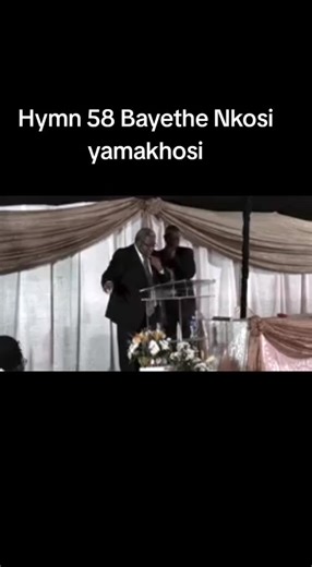 58 Bayethe, Nkosi Ya Makosi Bayethe! Ku Jes’ iNkosi, Zi thob’ ingelosi; Maka thweswe umqhele, Kuthiwe, Bayethe! Maka thweswe umqhele, Kuthiwe, Bayethe! Nina enikethiweyo, Nsal’ eyingcosana Hloniphani Owafayo, Kuthiwe, Bayethe! Hloniphani Owafayo, Kuthiwe, Bayethe! Makuthi bonk’ abezizwe, Abakulelizwe Ba mukhothamele Yena, Kuthiwe Bayethe! Ba mukhothamele Yena, Kuthiwe Bayethe! Nalabaya abangcwele, Nabo si nga guqa Si mdumis’ uSimakade, Kuthiwe Bayethe! Si mdumis’ uSimakade, Kuthiwe Bayethe!