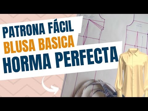 Blusa básica con entalle: patrón perfecto paso a paso. Clase 9