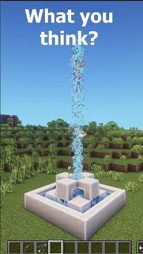 Create a BEAUTIFUL Minecraft Fountain With Easy Redstone