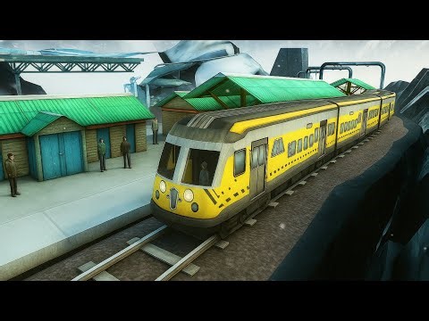 Train simulator Uphill Drive - Trains Riviera Train Driving - Train Game - Gameplay #316