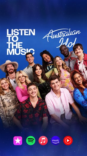 Here's a sneak preview of our Top 12's group single ✨Listen To The Music✨ They'll be performing it LIVE tonight at 7.30, but if you're like us and can't wait that long, it's available on all streaming services NOW! 🤩 We're also excited to announce it just went #1 on iTunes🎵🎉 | Australian Idol