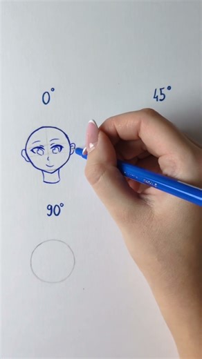 How To Draw Anime Faces At Every Angle #howtodraw #drawingtutorial #animedrawing Alicja Niezgoda