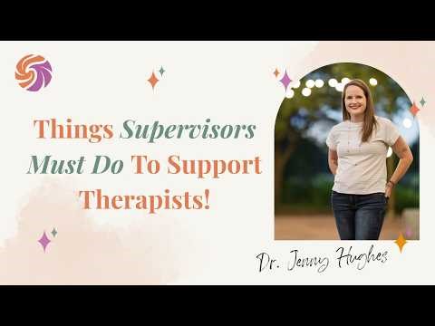 The Supervision Trauma Therapists Actually Need