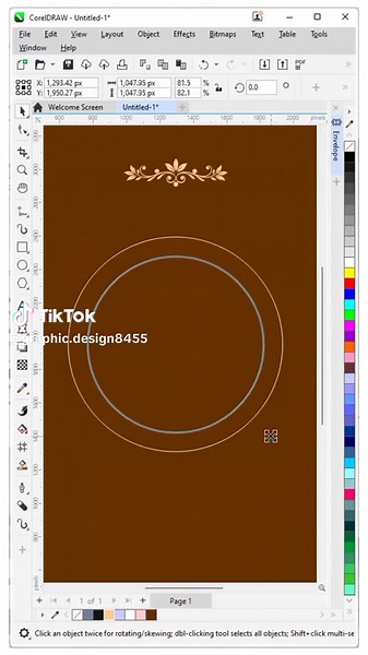 Victor Floral Design Tutorial in CorelDRAW