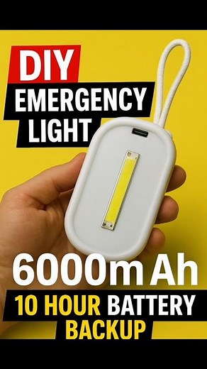 Making Super Emergency Light ⚡ 10 Hours Non-Stop Backup!