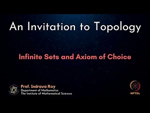 mod01lec09 - Infinite Sets and Axiom of Choice